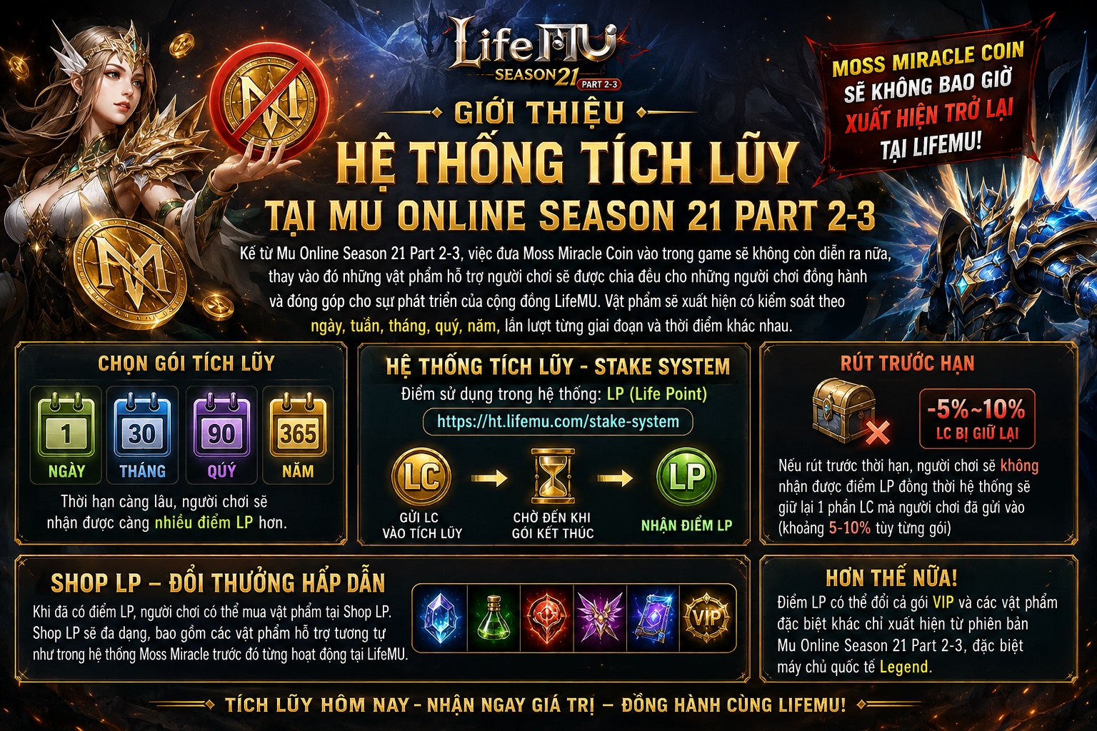 Giới thiệu Hệ Thống Tích Lũy tại Mu Online Season 21 Part 2-3