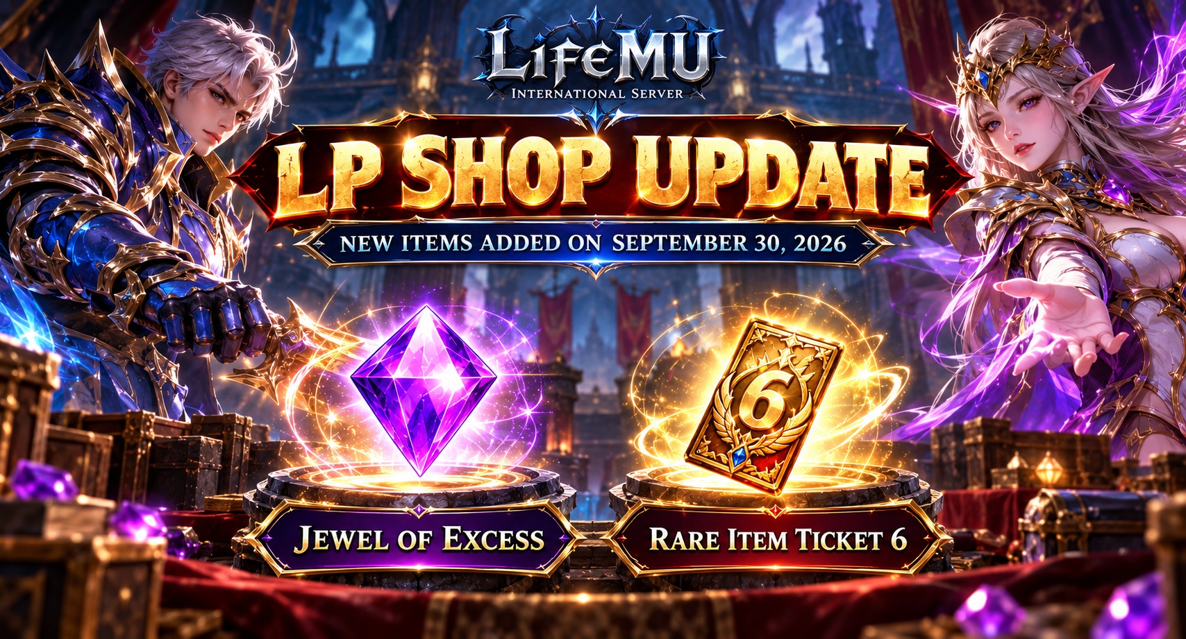 LP Shop Item Update – September 30, 2026